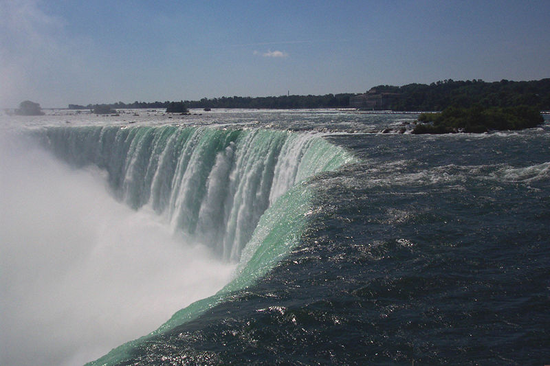 Horseshoe Niagara Falls from the Canadian side Horseshoe Niagara Falls from the Canadian Side, Photo: MJCdetroit, Wikipedia
