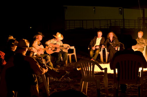 Sitting by the Camp Fire at Price Canyon Ranch, Photo provided by Price Canyon