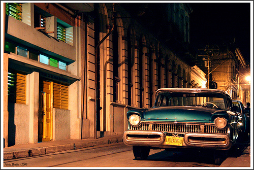 Old Car on a Street of Santiago de Cuba Old Car on a Street of Santiago de Cuba, Photo: brettocop, Flickr