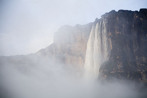 In Rainy Season, Angel Falls Splits into Three Strands. Photo by antonioperezrio.com, Flickr