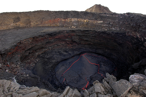 Crater of Erta Ala Volcano with Active Laval Lake Inside, Photo by filippo_jean, Flickr