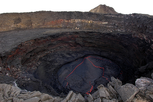 Crater of Erta Ala Volcano with Active Laval Lake Inside, Photo by filippo_jean, Flickr Crater of Erta Ala Volcano with Active Laval Lake Inside, Photo by filippo_jean, Flickr