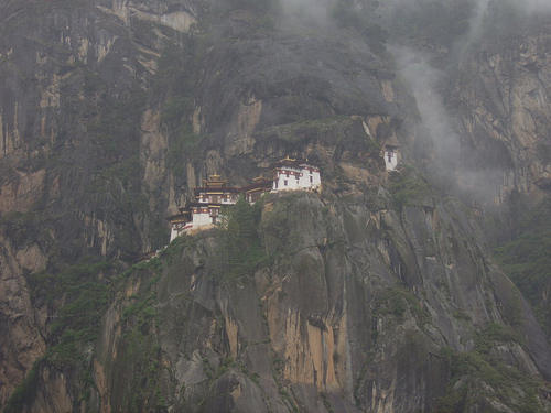 Monastery on a Cliff, Taktsang in Paro, Bhutan, Photo by karunakarg, Flickr Monastery on a Cliff, Taktsang in Paro, Bhutan, Photo by karunakarg, Flickr