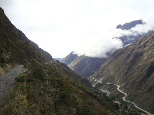 The Andes and The Most Dangerous Road in the World, Photo by thekjkev, Flickr