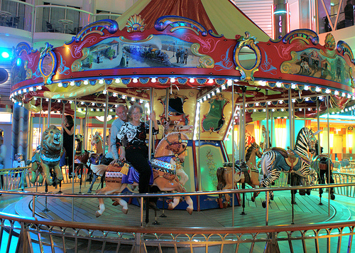 Hand Carved Carousel Commissioned By Royal Caribbean for the Oasis of the Seas, Photo: KM&G-Morris, Flickr