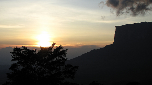 Sunset at Monte Roraima, Photo: slash__, Flickr Sunset at Monte Roraima, Photo: slash__, Flickr