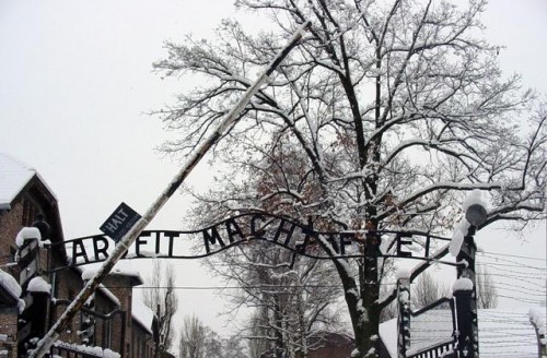 Photo: Auschwitz Site of Former Nazi Concentration Camp is Now a Popular Dark Tourism Destination, Photo: Saforrest, Wikipedia