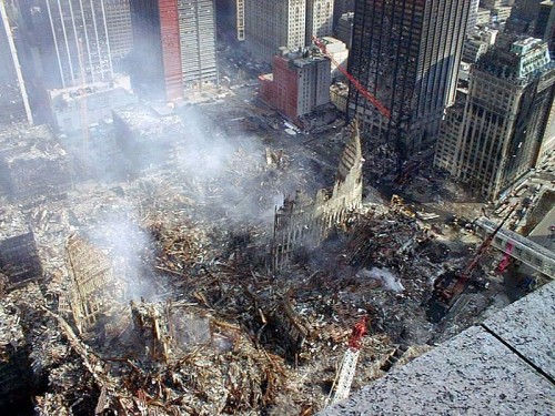 Dark Tourism Destination #2 - The World Trade Centre Ground Zero Site, Photo: National Oceanic and Atmospheric Administration, Public Domain