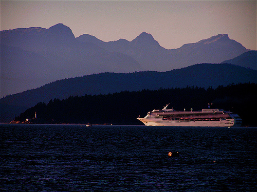 Alaska Bound Cruise Ship Leaving Vancouver, Photo: Patrick Doheny, Flickr