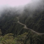 El Camino de la Muerte Winding Up in the Slopes of The Andes in Bolivia, Photo by Twaize, Flickr