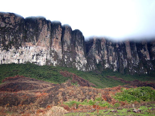 View of Monte Roraima from Basecamp at Canaima National Park, Estado Bolivar, Venezuela, Photo: Nicholas Laughlin, Flickr