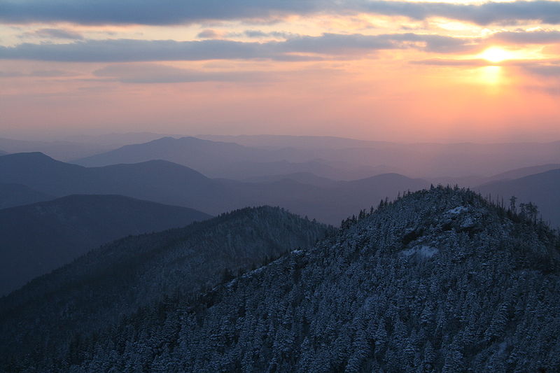 8th Most Dangerous Hike in America: Great Smoky Mountains, Tennessee-North Carolina, Photo: Aviator31, Wikipedia