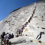 9th Most Dangerous Hike in America: Half Dome, California, Photo: Direct Cutter, Wikipedia