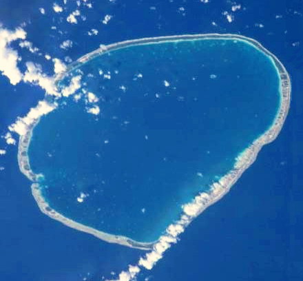 Tikehau Atoll - The Most Beautiful Atoll of the World, Photo: NASA, Wikipedia