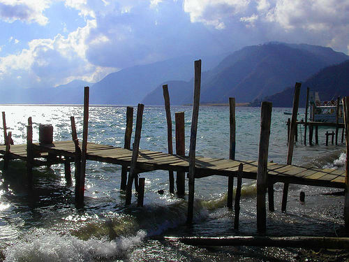 Considered One of the Most Beautiful Lakes in the World - Lake Atitlan in Panajachel, Guatemala, Photo: 5imon, Flickr