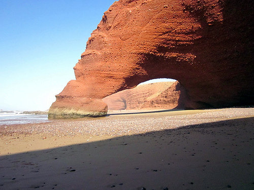 Natural Arch on Legzira Beach in Morocco, Photo: Tine72, Flickr Natural Arch on Legzira Beach in Morocco, Photo: Tine72, Flickr