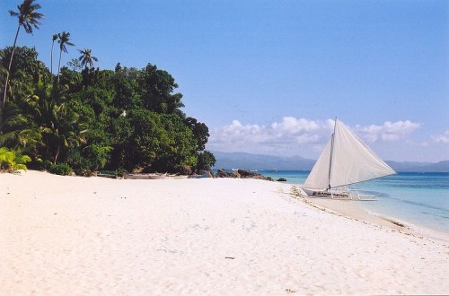 Boracay Beach in Panay, Panay Island, Photo by Magalhães, Wikipedia