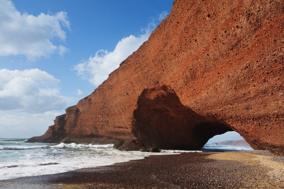 Breathtaking Natural Stone Arches of Legzira Beach in Morocco
