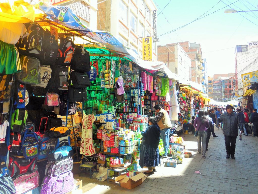 Street in Bolivian La Paz Where Witches Market is Held, Photo: Juliane Schultz, Flickr