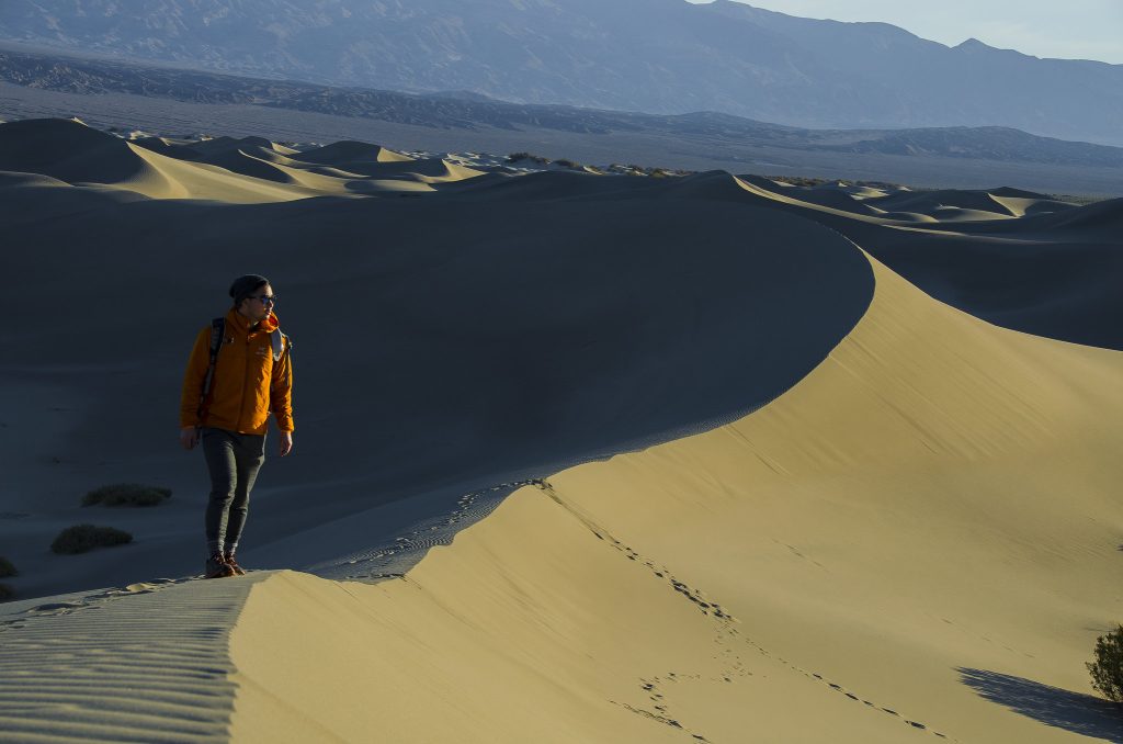 A Trek Through the Mesquite Sand Dunes of Death Valley