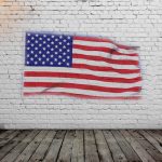 USA Flag Painting on the Wall