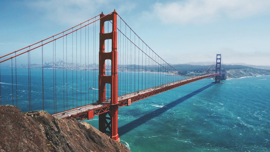 Golden Gate Bridge in San Francisco, California, Photo by Maarten van den Heuvel, Unsplash